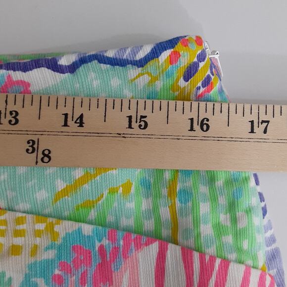 Lilly Pulitzer January Skort Roar of the Seas Coral Ocean Womens 8 Pickleball - Picture 12 of 15